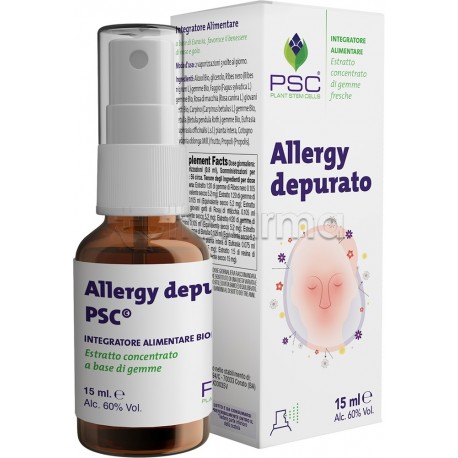 Allergy Depurato PSC Integratore per Naso e Gola Spray 15ml
