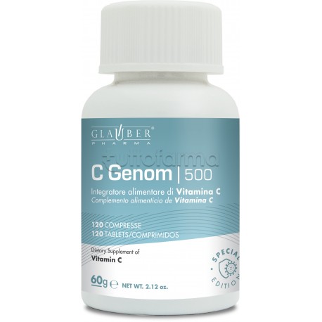 C-Genom 500 Integratore di Vitamina C 120 Compresse