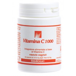 Erbavoglio Vitamina C 1000 Integratore Ricostituente 60 Capsule