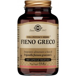 Solgar Fieno Greco Integratore per Stomaco 100 Capsule