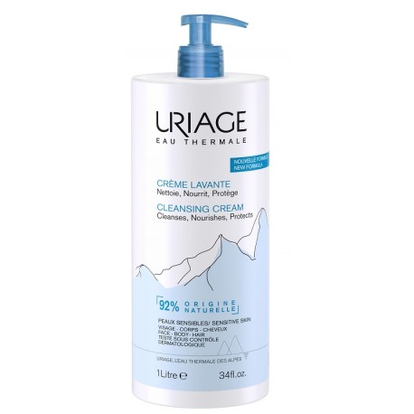 Uriage Creme Lavante Detergente Liquido per Corpo e Viso 1L Uriage Creme Lavante Detergente Liquido per Corpo e Viso 1L