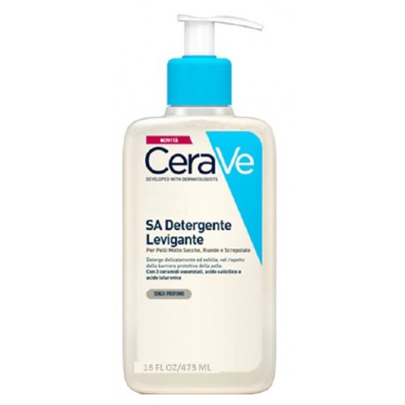 CeraVe SA Detergente Levigante Pelli Secche, Ruvide e Screpolate Flacone 473ml CeraVe SA Detergente Levigante Pelli Secche, Ruvide e Screpolate Flacone 473ml