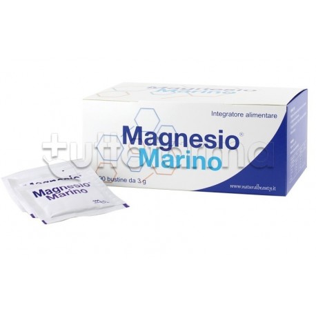 Mida Magnesio Marino Integratore per Stanchezza e Stress 30 bustine da 3 gr