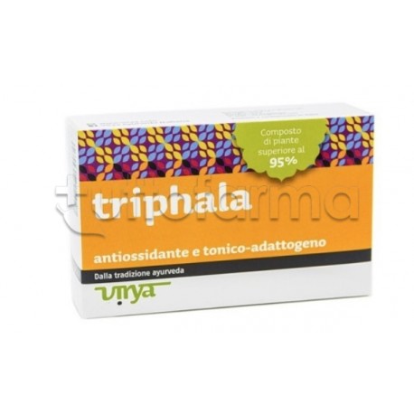 Triphala Virya Integratore per Depurare 30 Compresse Triphala Virya Integratore per Depurare 30 Compresse