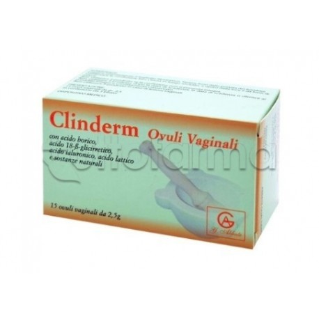 Clinderm 15 Ovuli Vaginali per Infezioni Vaginali