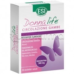 Donna Life Circolazione Gambe Integratore per il Microcircolo 30 Ovalette