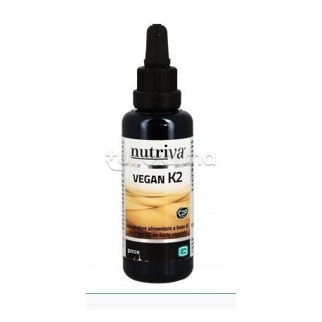 Nutriva Vegan K2 Integratore per Ossa Gocce 30ml Nutriva Vegan K2 Integratore per Ossa Gocce 30ml