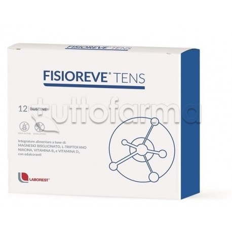 Fisioreve Tens Integratore per Stress e Stanchezza 12 Bustine Fisioreve Tens Integratore per Stress e Stanchezza 12 Bustine