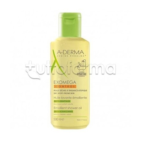 A-Derma Exomega Control Olio Lavante Emolliente 500ml A-Derma Exomega Control Olio Lavante Emolliente 500ml