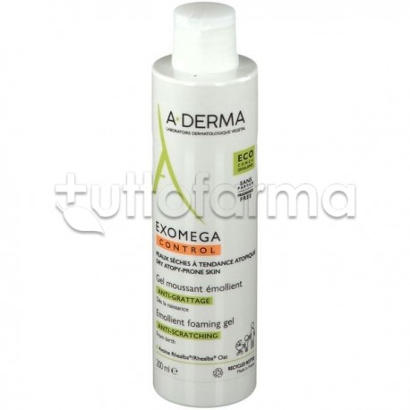 A-Derma Exomega Control Gel Detergente Emolliente 200ml A-Derma Exomega Control Gel Detergente Emolliente 200ml