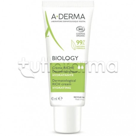 A-Derma Biology Crema Ricca Dermatologica 40ml