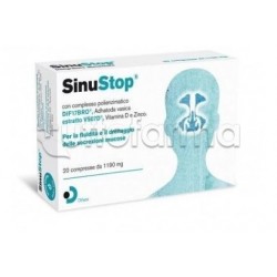 Difass Sinustop Integratore per Sinusite 20 Compresse Difass Sinustop Integratore per Sinusite 20 Compresse