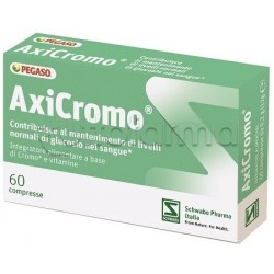Axicromo Integratore per Metabolismo dei Macronutrienti e Glucosio 60 capsule Axicromo Integratore per Metabolismo dei Macronutrienti e Glucosio 60 capsule