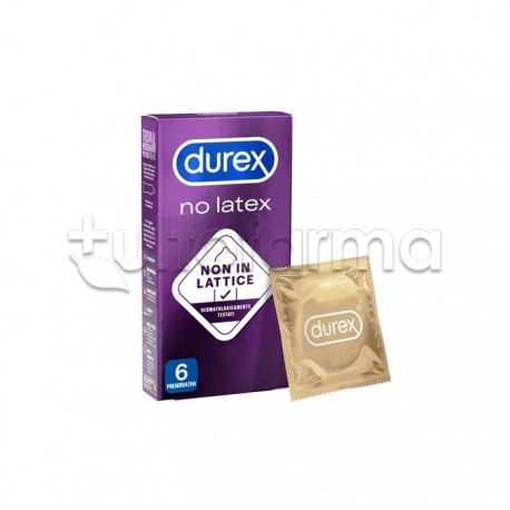Durex No Latex 6 Profilattici Anallergici