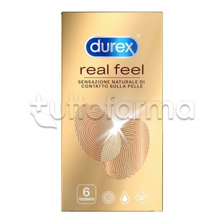 Durex Real Feel 6 Profilattici Non in Lattice