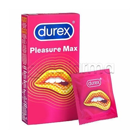 Durex PleasureMax 6 Profilattici Stimolanti Easy-On