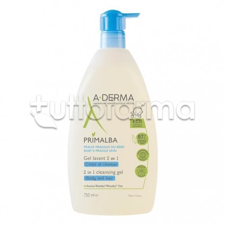 A-Derma Primalba Gel Detergente 2-in-1 750ml