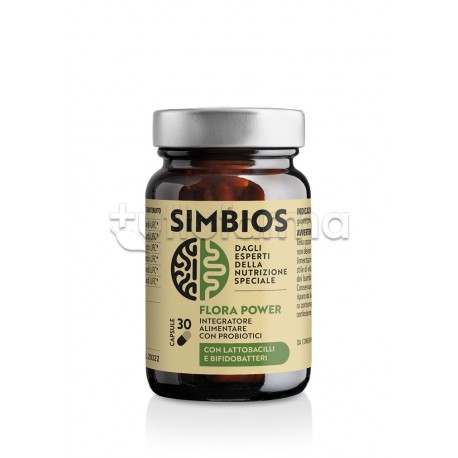 Simbios Flora Power Integratore con Probiotici per Intolleranti al Glutine 30 Capsule Simbios Flora Power Integratore con Probiotici per Intolleranti al Glutine 30 Capsule