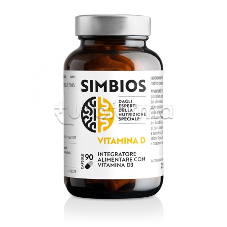 Simbios Vitamina D Integratore per Intolleranti al Glutine 90 Capsule Simbios Vitamina D Integratore per Intolleranti al Glutine 90 Capsule