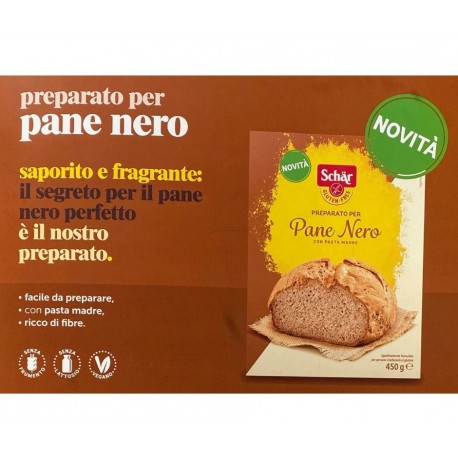 Schar Preparato per Pane Nero Senza Glutine 450g Schar Preparato per Pane Nero Senza Glutine 450g