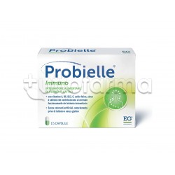 Probielle Immuno Integratore di Fermenti Lattici, Vitamine e Minerali 15 Capsule Probielle Immuno Integratore di Fermenti Lattici, Vitamine e Minerali 15 Capsule
