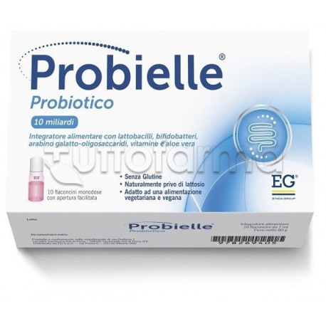 Probielle Integratore Fermenti Lattici 10 Flaconcini