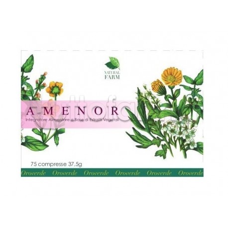 Amenor Integratore per Ciclo Mestruale 75 Compresse Amenor Integratore per Ciclo Mestruale 75 Compresse