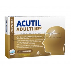 Acutil Adulti 55+ Integratore per Forza Fisica e Mentale 24 Compresse
