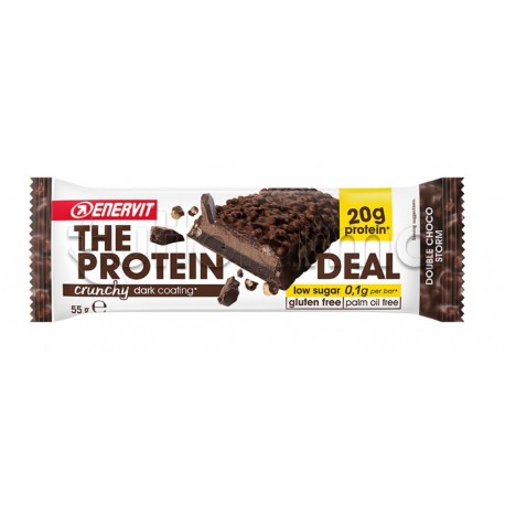 Enervit The Protein Deal Double Choco Storm Barretta Proteica 55g