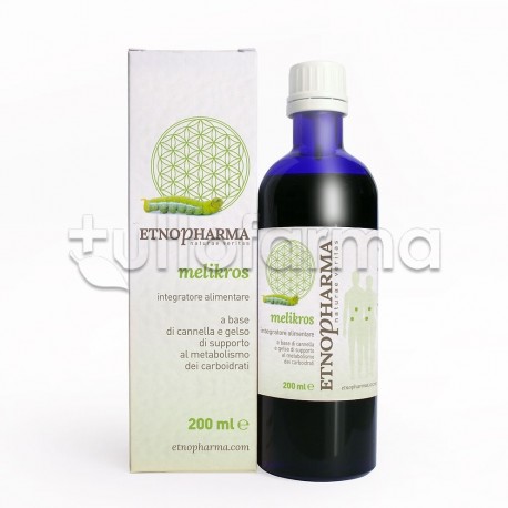 Melikros Integratore per il Metabolismo degli Zuccheri Flacone 200ml
