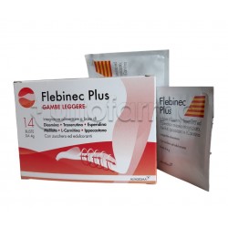 Flebinec Plus Integratore per Gambe e Microcircolo 14 Bustine