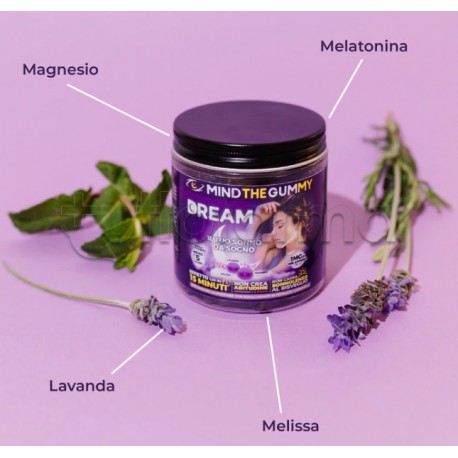 Mind The Gummy Dream Integratore per Addormentamento 60 Pastiglie gommose Mind The Gummy Dream Integratore per Addormentamento 60 Pastiglie gommose