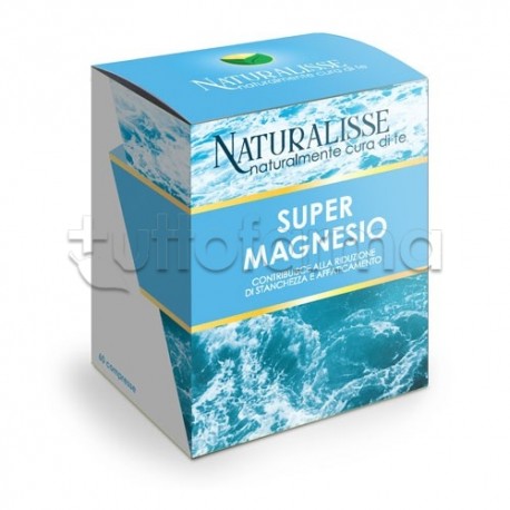 Naturalisse Super Magnesio Integratore di Magnesio 60 Compresse
