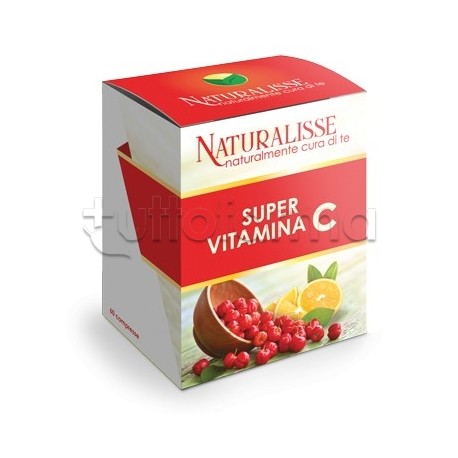 Naturalisse Super Vitamina C Integratore di Vitamina C 60 Compresse