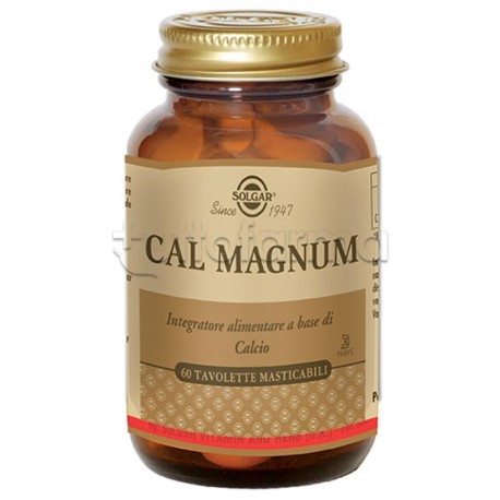 Solgar Cal Magnum Integratore per Ossa e Muscoli 60 Tavolette Masticabili Solgar Cal Magnum Integratore per Ossa e Muscoli 60 Tavolette Masticabili