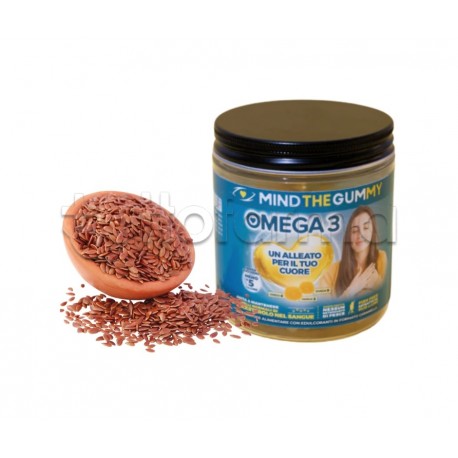 Mind The Gummy Omega3 Integratore per Colesterolo 60 Pastiglie Gommose Mind The Gummy Omega3 Integratore per Colesterolo 60 Pastiglie Gommose