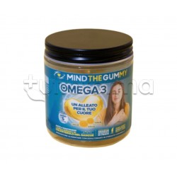 Mind The Gummy Omega3 Integratore per Colesterolo 60 Pastiglie Gommose
