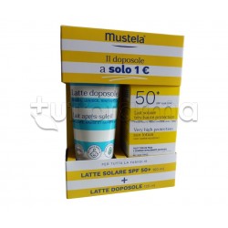 Mustela Kit Solare Latte Doposole + Latte Solare SPF50+ Bambini 125ml + 100ml Mustela Kit Solare Latte Doposole + Latte Solare SPF50+ Bambini 125ml + 100ml