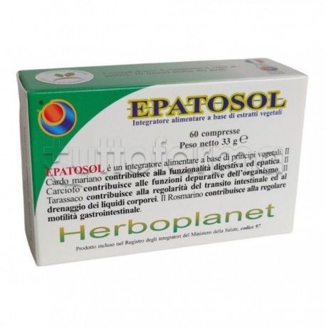 Epatosol Integratore per Fegato e Intestino 60 Compresse Epatosol Integratore per Fegato e Intestino 60 Compresse