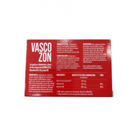 Vascozon Integratore per Circolazione 45 Capsule