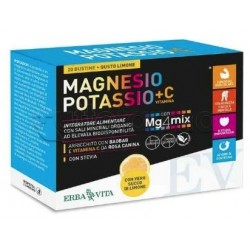 Erba Vita Magnesio E Potassio +Vitamina C Integratore Ricostituente 20 Bustine Erba Vita Magnesio E Potassio +Vitamina C Integratore Ricostituente 20 Bustine