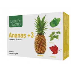 Ananas +3 Integratore Drenante 60 Capsule Ananas +3 Integratore Drenante 60 Capsule
