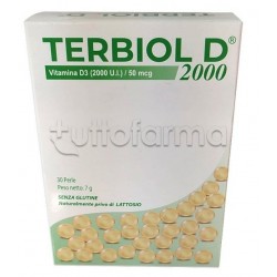 Terbiol D 2000 Integratore di Vitamina D 30 Capsule