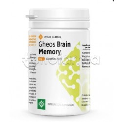 Gheos Brain Memory Integratore per la Memoria 60 Capsule