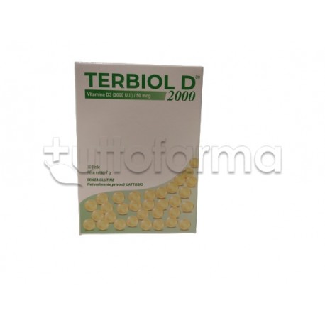 Terbiol D 2000 Integratore di Vitamina D 30 Capsule