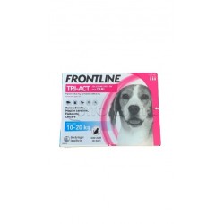 Frontline Tri-Act Antiparassitario per Cani 3 Pipette 10-20Kg