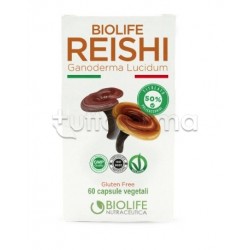 Biolife Reishi Integratore per Difese Immunitarie 60 Capsule