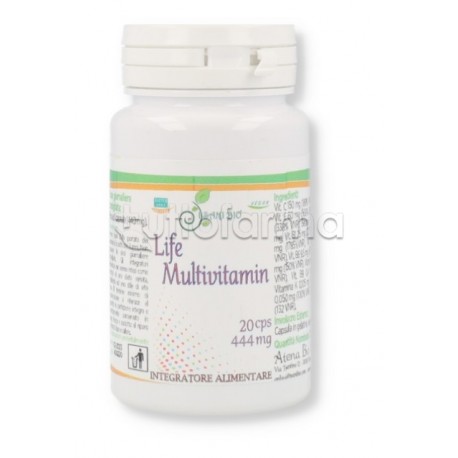 Life Mutlivitamin Integratore Ricostituente 20 Capsule Life Mutlivitamin Integratore Ricostituente 20 Capsule