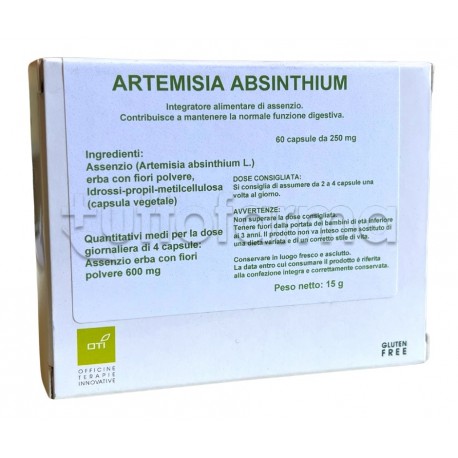 Oti Artemisia Absinthium Integratore per Funzione Digestiva 60 Capsule