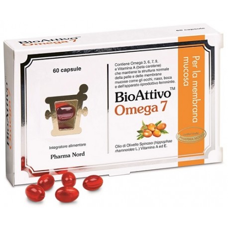 Bioattivo Omega 7 Integratore per la Pelle 60 Capsule